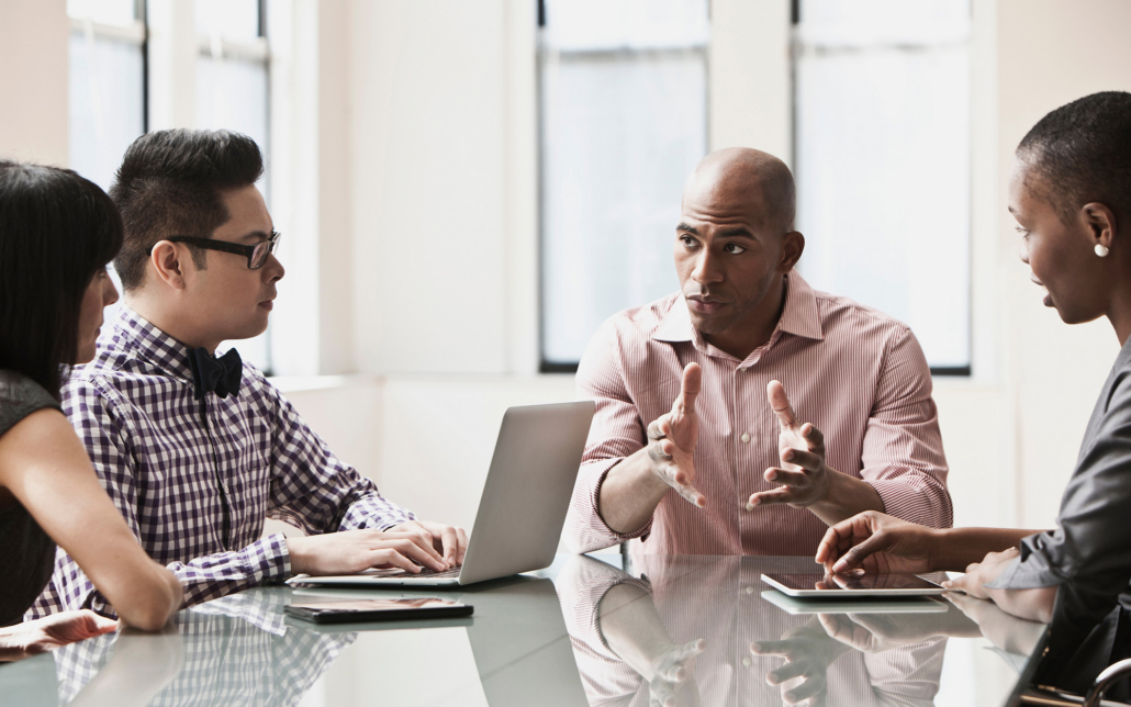 Businesspeople In Meeting